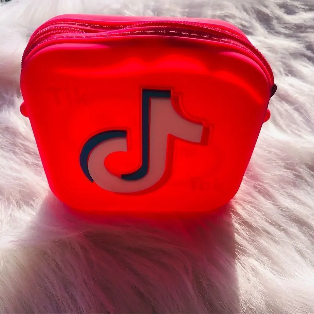 Brand New Pink Tik Tok Coin Purse Mini Purse‎
